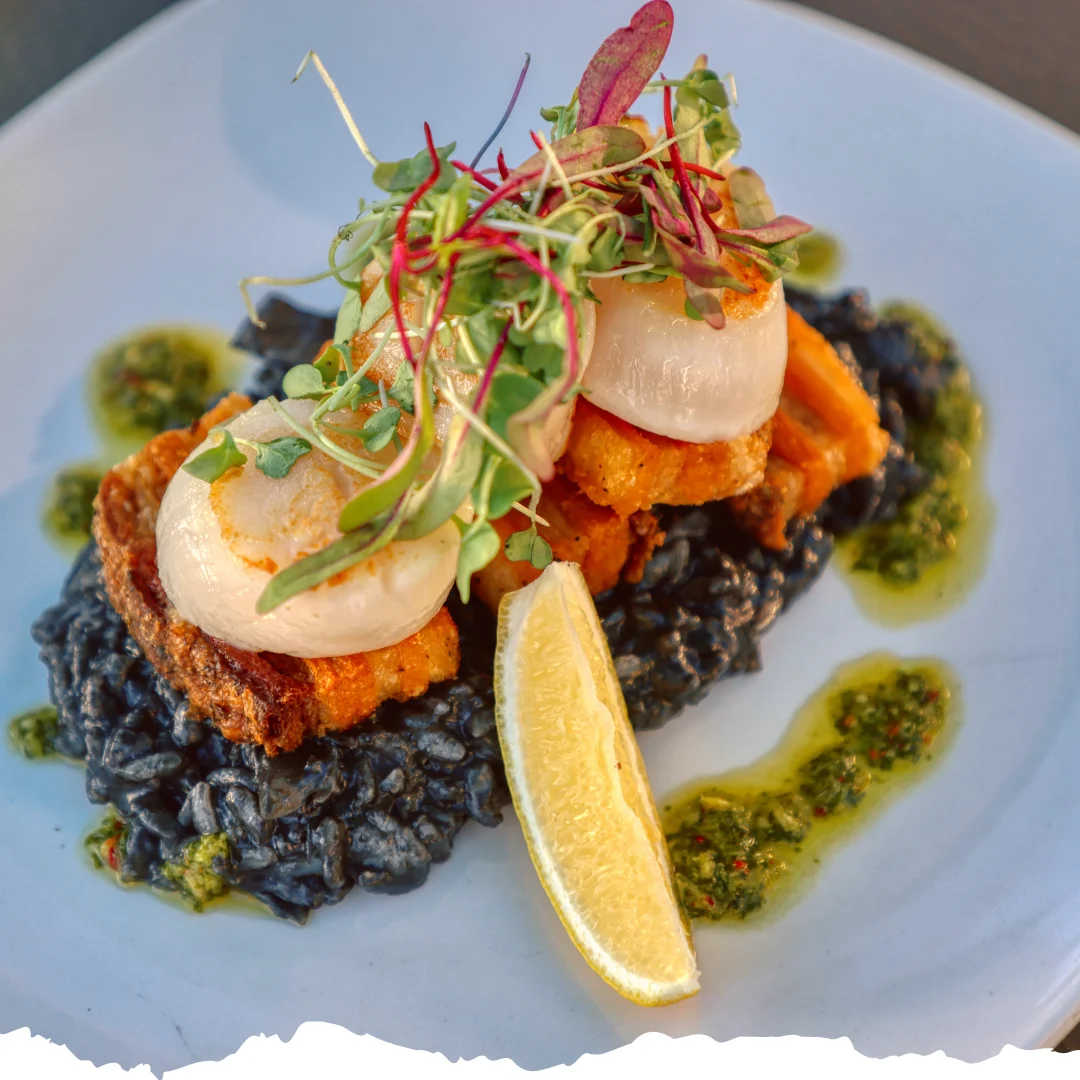 Dinner – PORK BELLY & SCALLOPS PORK BELLY & SCALLOPS