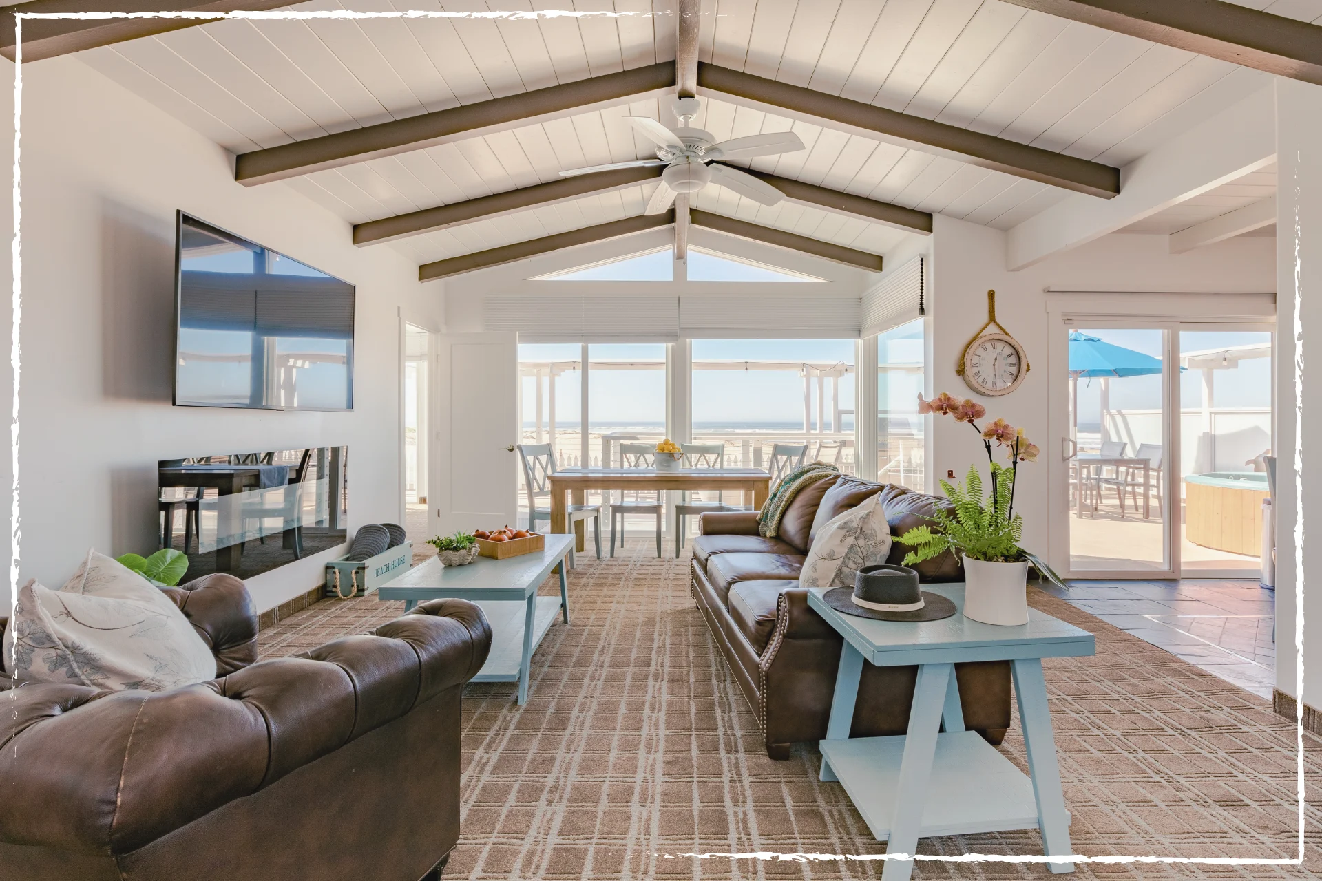 A view of the SeaVenture Beach House interior